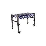 Extendable conveyer with rollers